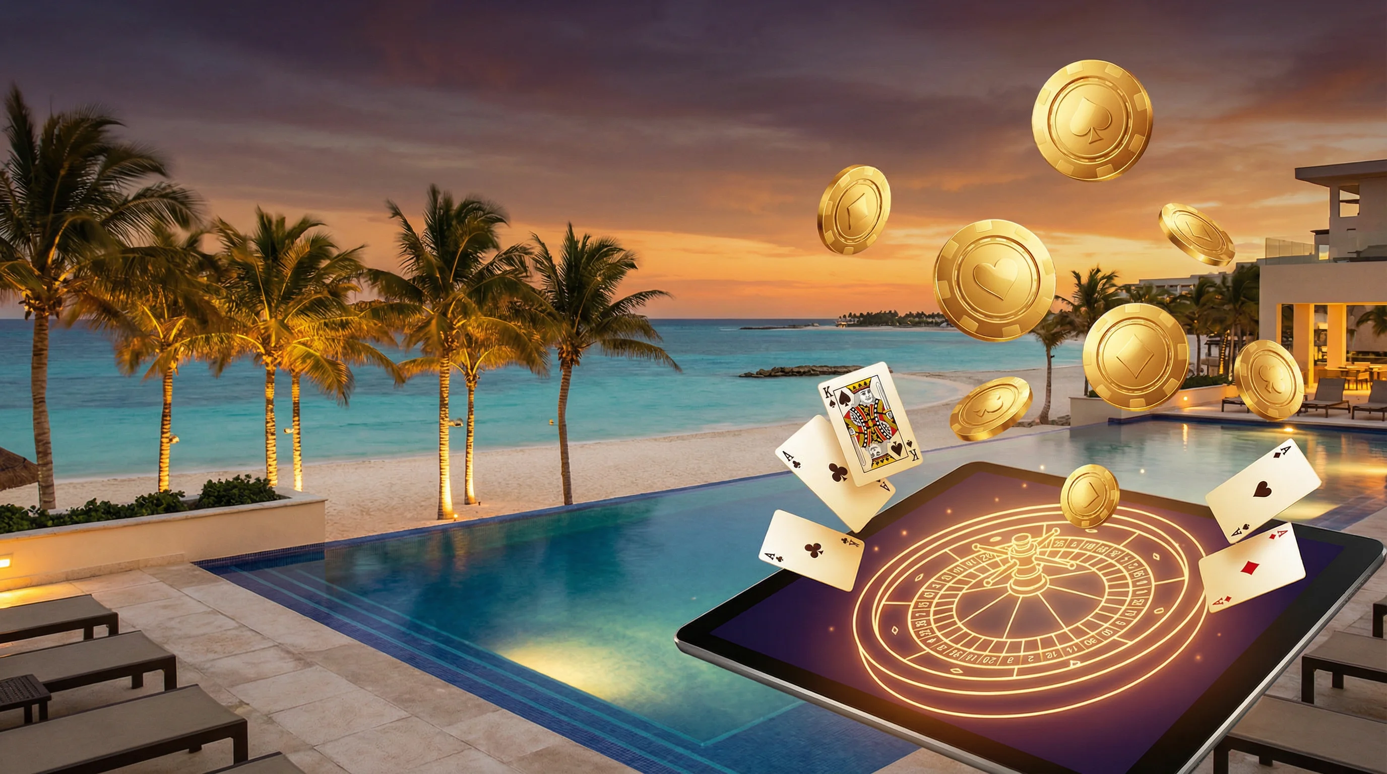 Casino en línea Casino Foliatti con vista al Caribe mexicano